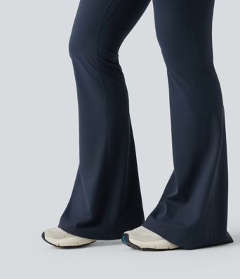 Halara UltraSculpt™ Legging yoga évasé gainant push-up taille haute à fronces avec poches Halara UltraSculpt™ Legging yoga évasé gainant push-up taille haute à fronces avec poches