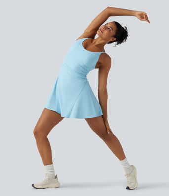 SoftlyZero™ Airy Built-in Bra 2-in-1 Cool Touch Mini Yoga Active Dress with Pockets-Easy Peezy Edition SoftlyZero™ Airy Built-in Bra 2-in-1 Cool Touch Mini Yoga Active Dress with Pockets-Easy Peezy Edition