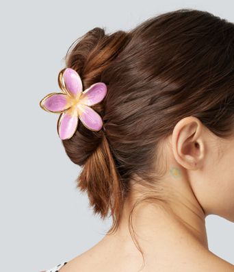 Frangipani Hair Clip