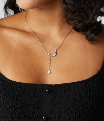 Copper Moon Pendant Necklace
