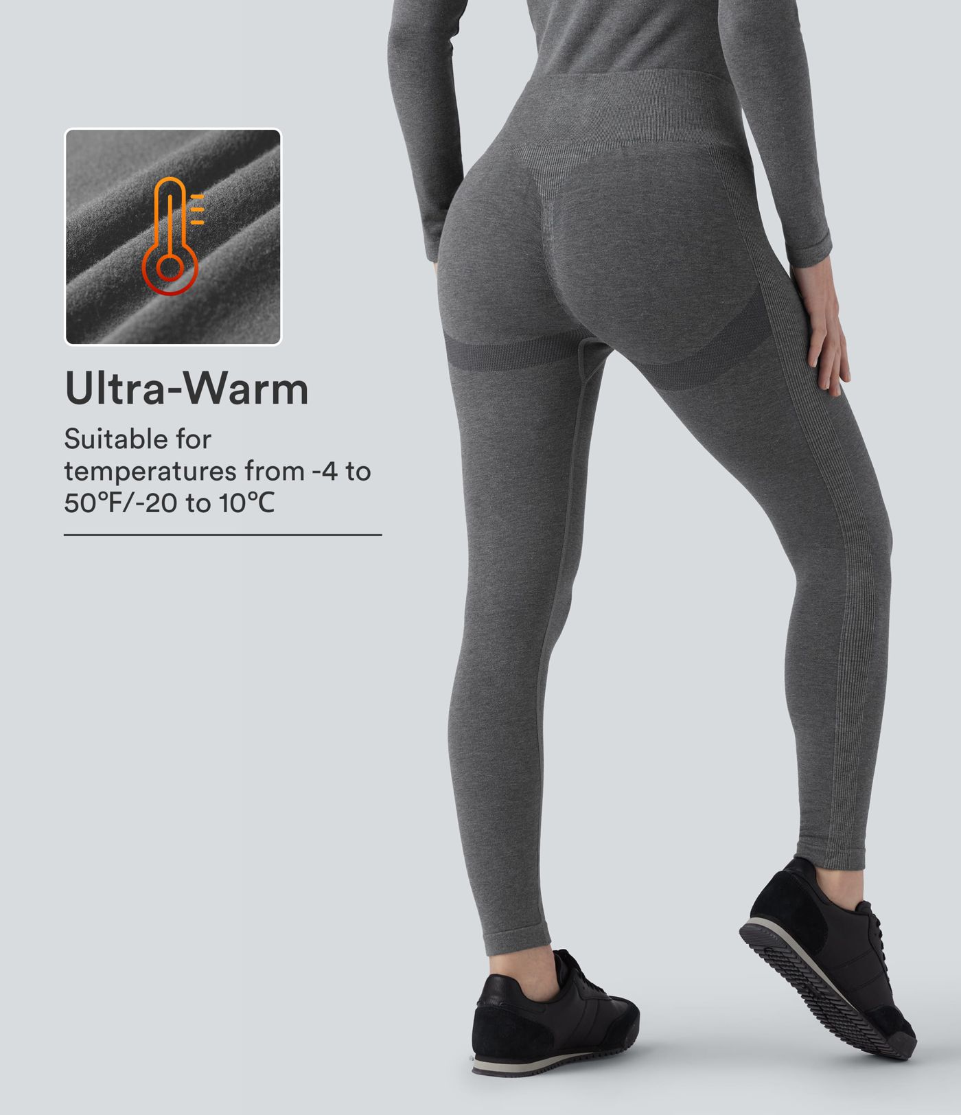OneForm Seamless Flow High Waisted 7/8 Casual Warming Leggings OneForm Seamless Flow High Waisted 7/8 Casual Warming Leggings