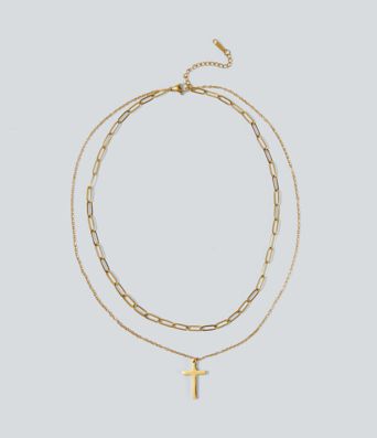 Stainless Steel Cross Necklace