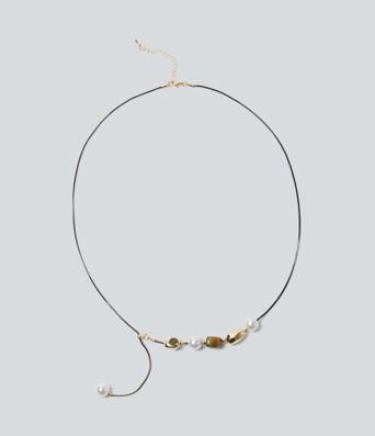 Irregular Beaded Necklace