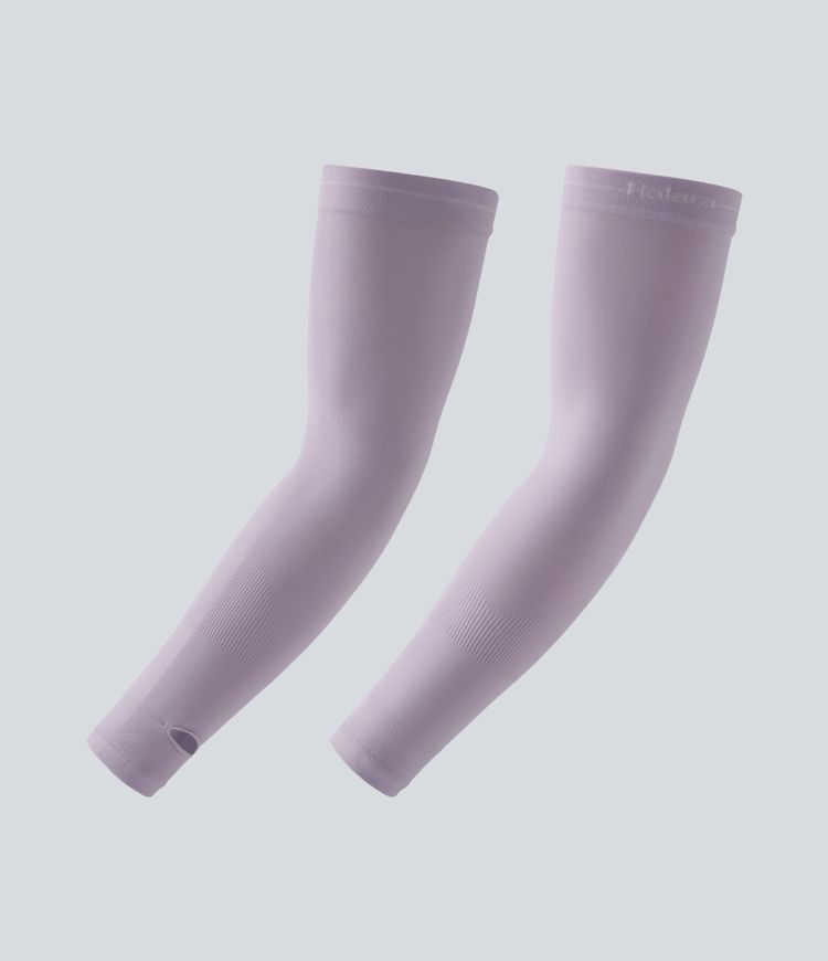 OneForm Seamless Flow Thumb Holes Cool Touch Arm Sleeves UPF40+