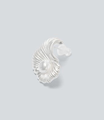 Shell-Shaped Faux Pearl Earrings