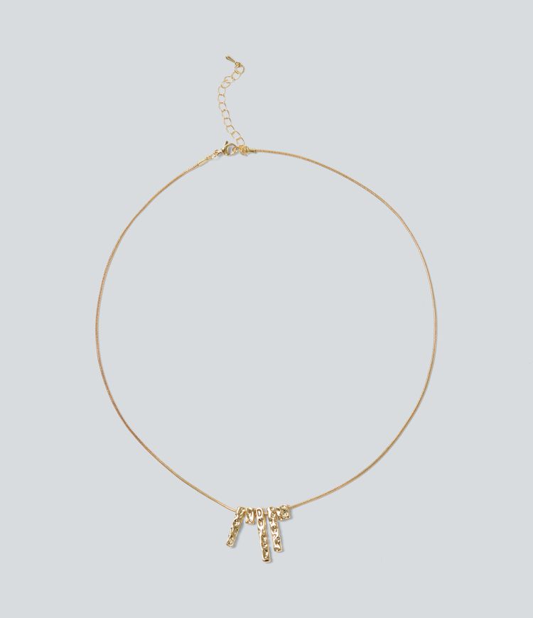 Alloy Irregular Rectangular Pendant Necklace Alloy Irregular Rectangular Pendant Necklace