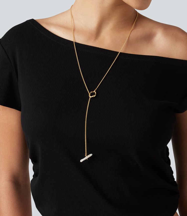 Alloy Beaded Pendant Necklace Alloy Beaded Pendant Necklace