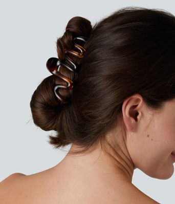 Pince à cheveux en forme de vague