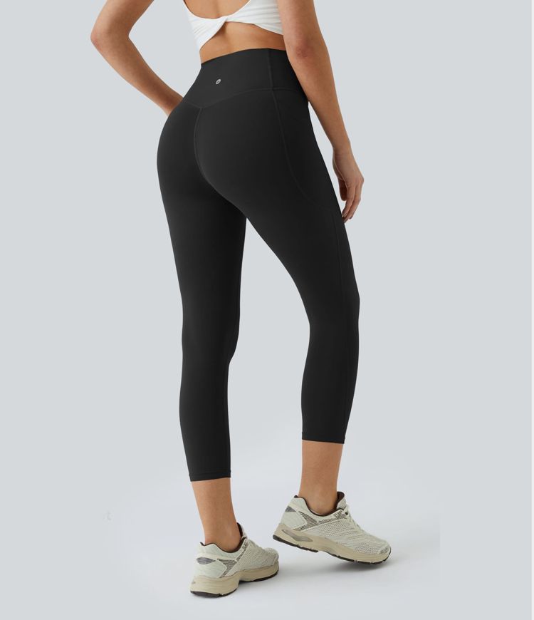 Halara UltraSculpt™ High Waisted Tummy Control Pocket Shaping Training Capri Leggings Halara UltraSculpt™ High Waisted Tummy Control Pocket Shaping Training Capri Leggings