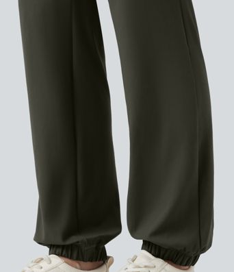DayStretch Mid Rise Drawstring Casual Joggers with Pockets