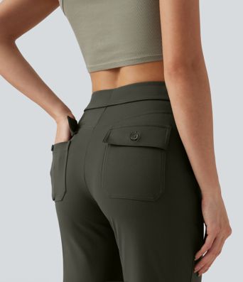 DayStretch Mid Rise Drawstring Casual Joggers with Pockets