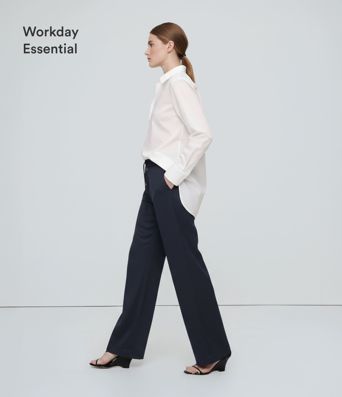 Halara Flex™ DayStretch Mid Rise Side Zipper Pocket Work Flared Trousers