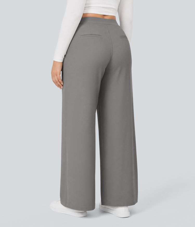 Halara Flex™ DayStretch High Waisted Pocket Straight Leg Work Plus Size Pants Halara Flex™ DayStretch High Waisted Pocket Straight Leg Work Plus Size Pants