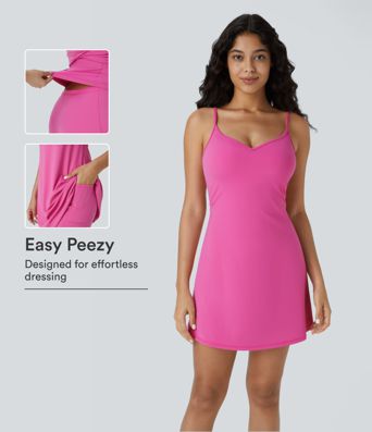SoftlyZero™ Léger 2‑en‑1 Flamme de poche Mini slip Touche fraîche Robe active — Édition facile