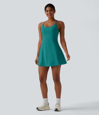 Softlyzero™ Plush - Aktivkleid mit Seitentaschen und Bauchkontrolle - Easy Peezy Edition