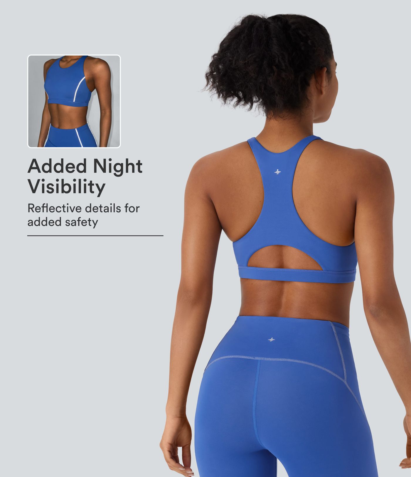 SpeedWave™ brassière de sport pour randonnée à maintien moyen, réfléchissante, dos nageur découpé, à séchage rapide SpeedWave™ brassière de sport pour randonnée à maintien moyen, réfléchissante, dos nageur découpé, à séchage rapide