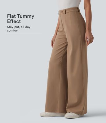 Halara Flex™ DayStretch High Waisted Tummy Control Work Pants with Pockets