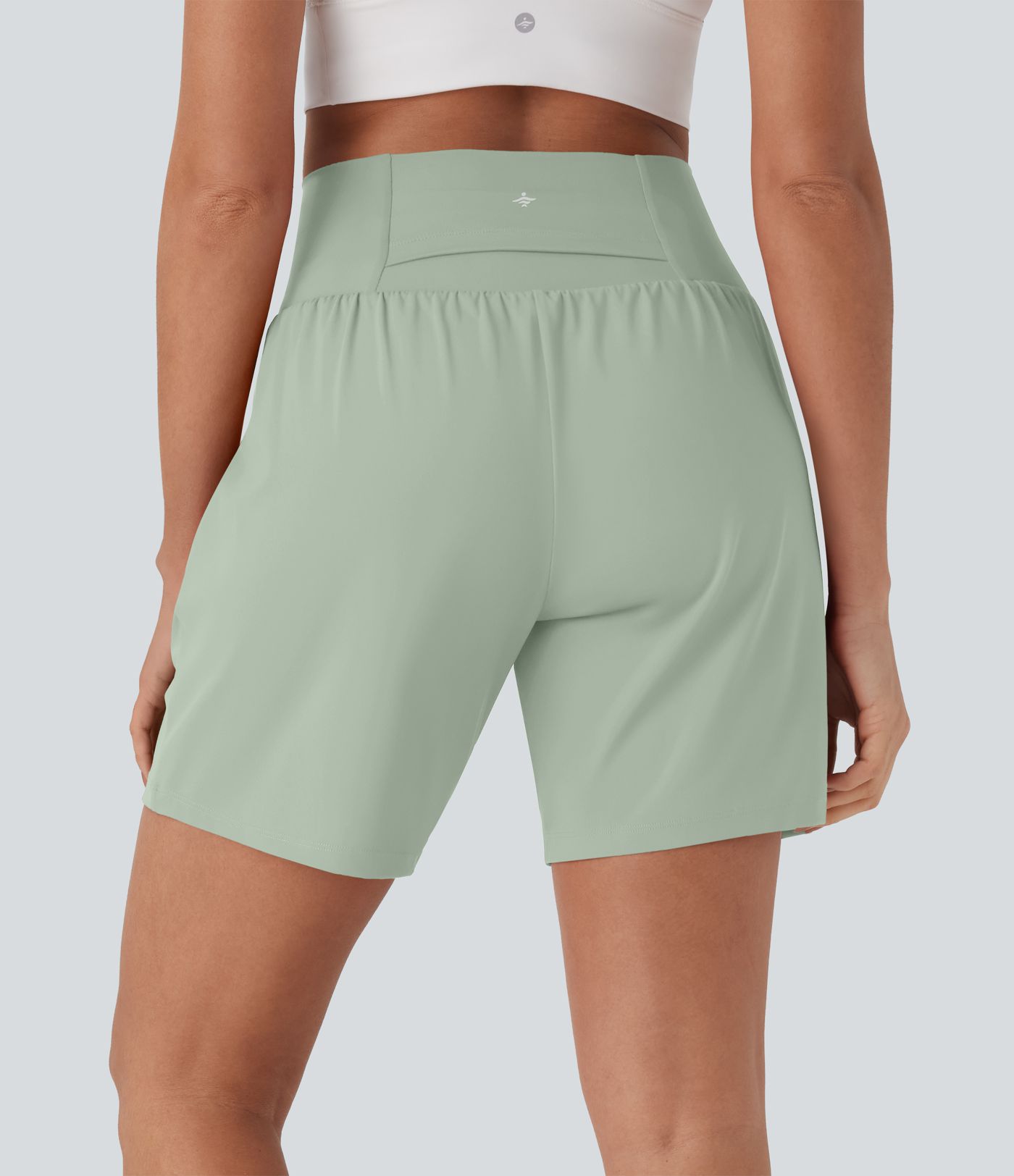 SoftlyZero™ Airy Super High Waisted 2-in-1 Cool Touch Yoga Shorts 7" with Pockets