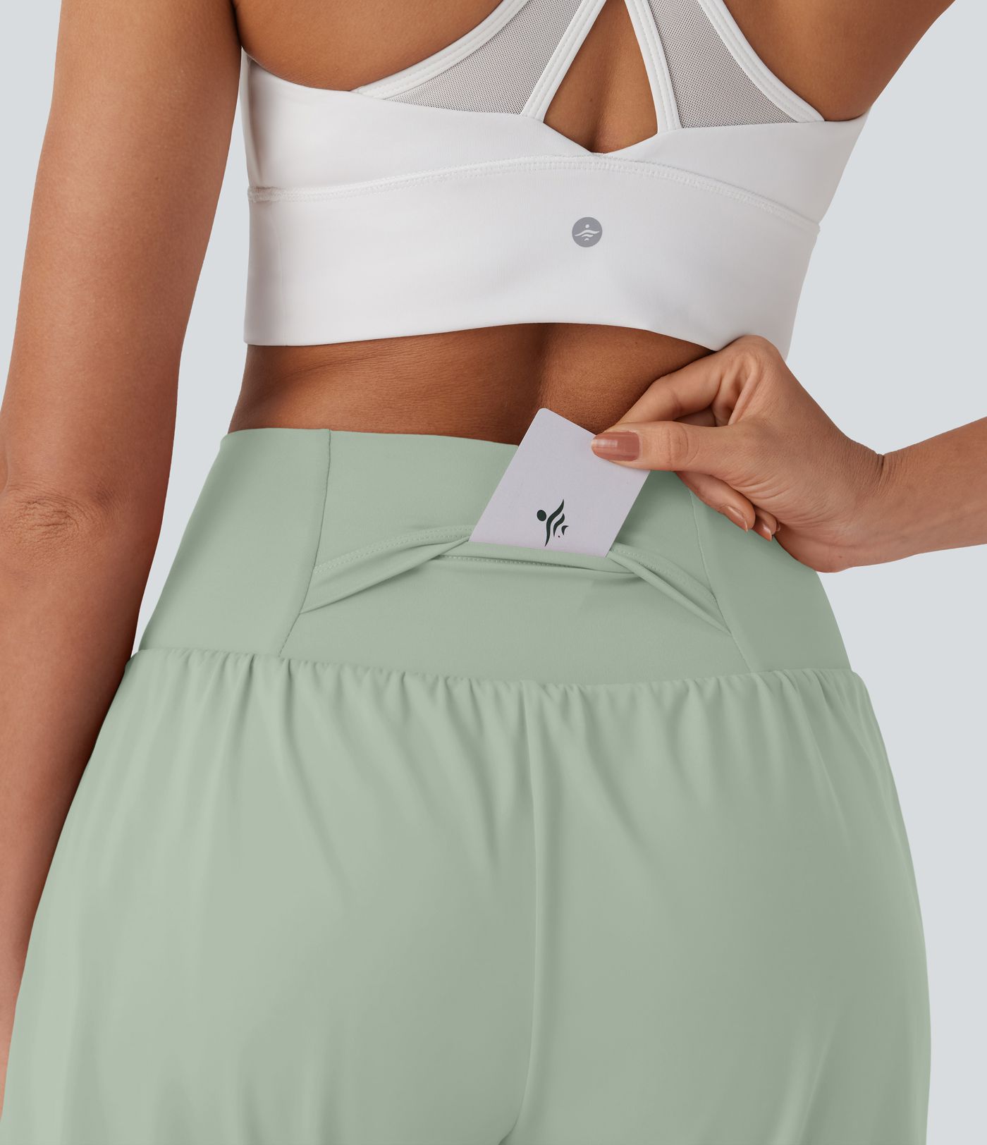SoftlyZero™ Airy Super High Waisted 2-in-1 Cool Touch Yoga Shorts 7" with Pockets