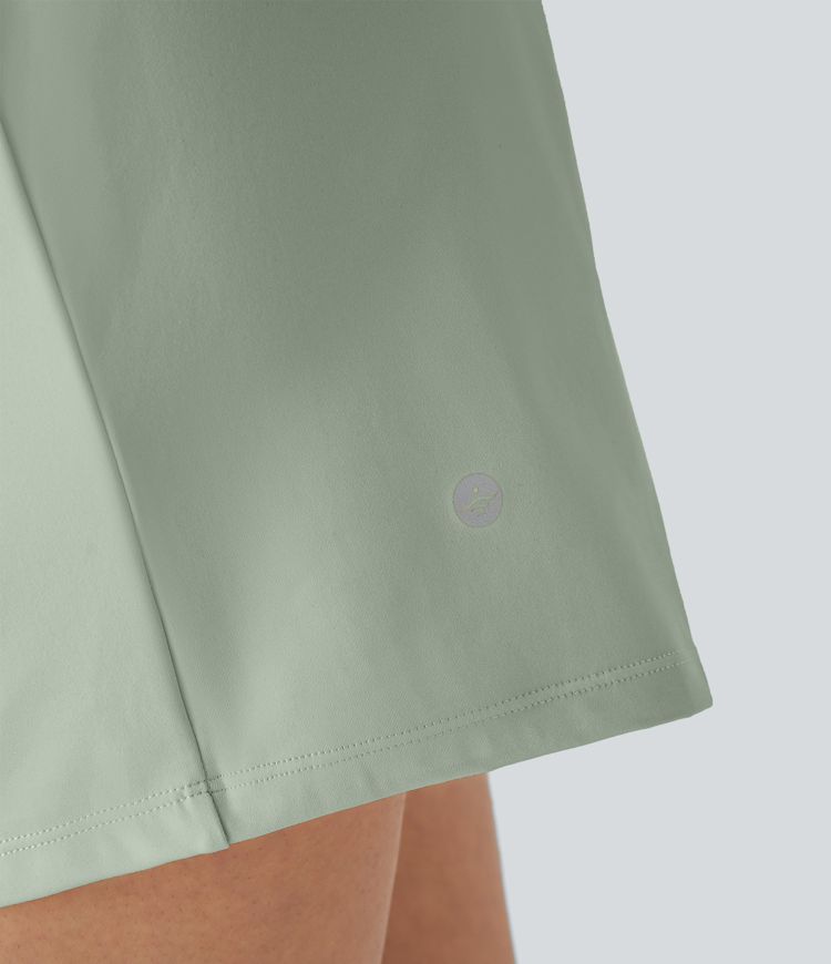 SoftlyZero™ Airy Super High Waisted 2-in-1  Cool Touch Yoga Shorts 5'' with Pockets-Longer Length