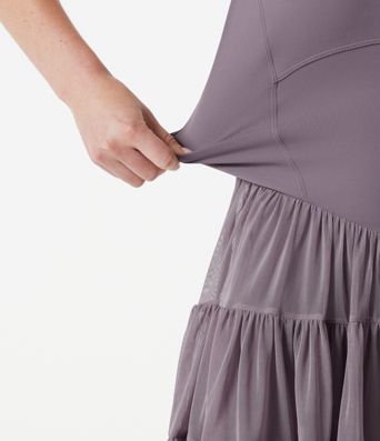 SoftlyZero™ Built-in Bra Contrast Mesh 2-in-1 Mini Dance Active Dress with Pockets-Easy Peezy Edition-UPF50+ SoftlyZero™ Built-in Bra Contrast Mesh 2-in-1 Mini Dance Active Dress with Pockets-Easy Peezy Edition-UPF50+