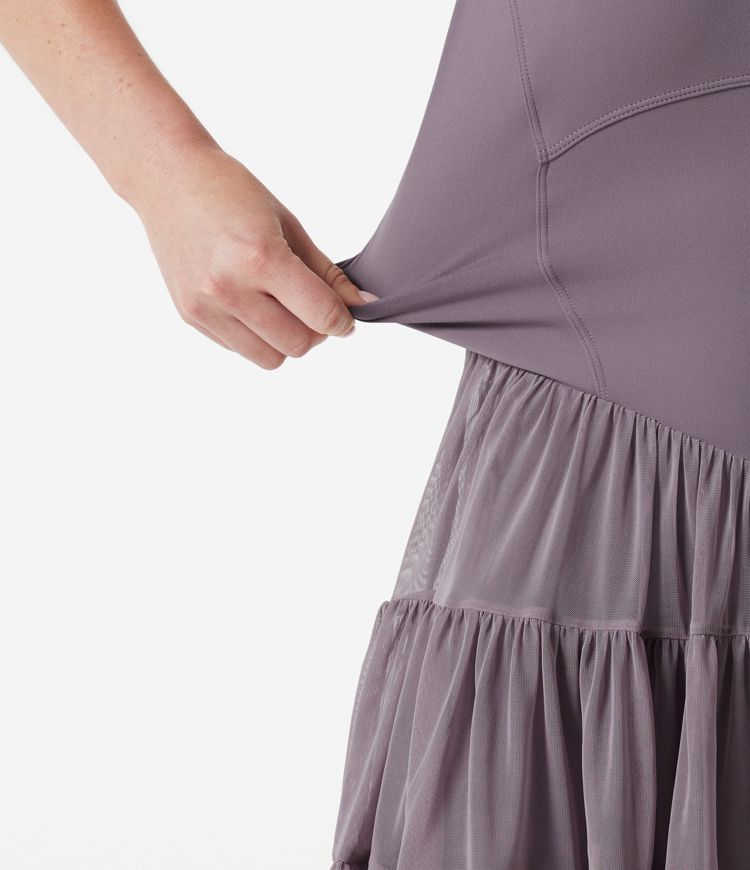 SoftlyZero™ Built-in Bra Contrast Mesh 2-in-1 Mini Dance Active Dress with Pockets-Easy Peezy Edition-UPF50+ SoftlyZero™ Built-in Bra Contrast Mesh 2-in-1 Mini Dance Active Dress with Pockets-Easy Peezy Edition-UPF50+