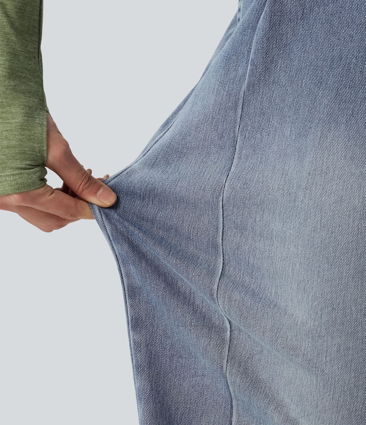 Halara Flex™ High-waisted Casual Tapered Jeans with Pockets