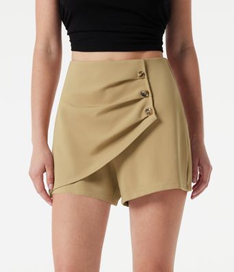 High Waisted Work Shorts 3'' with Pockets