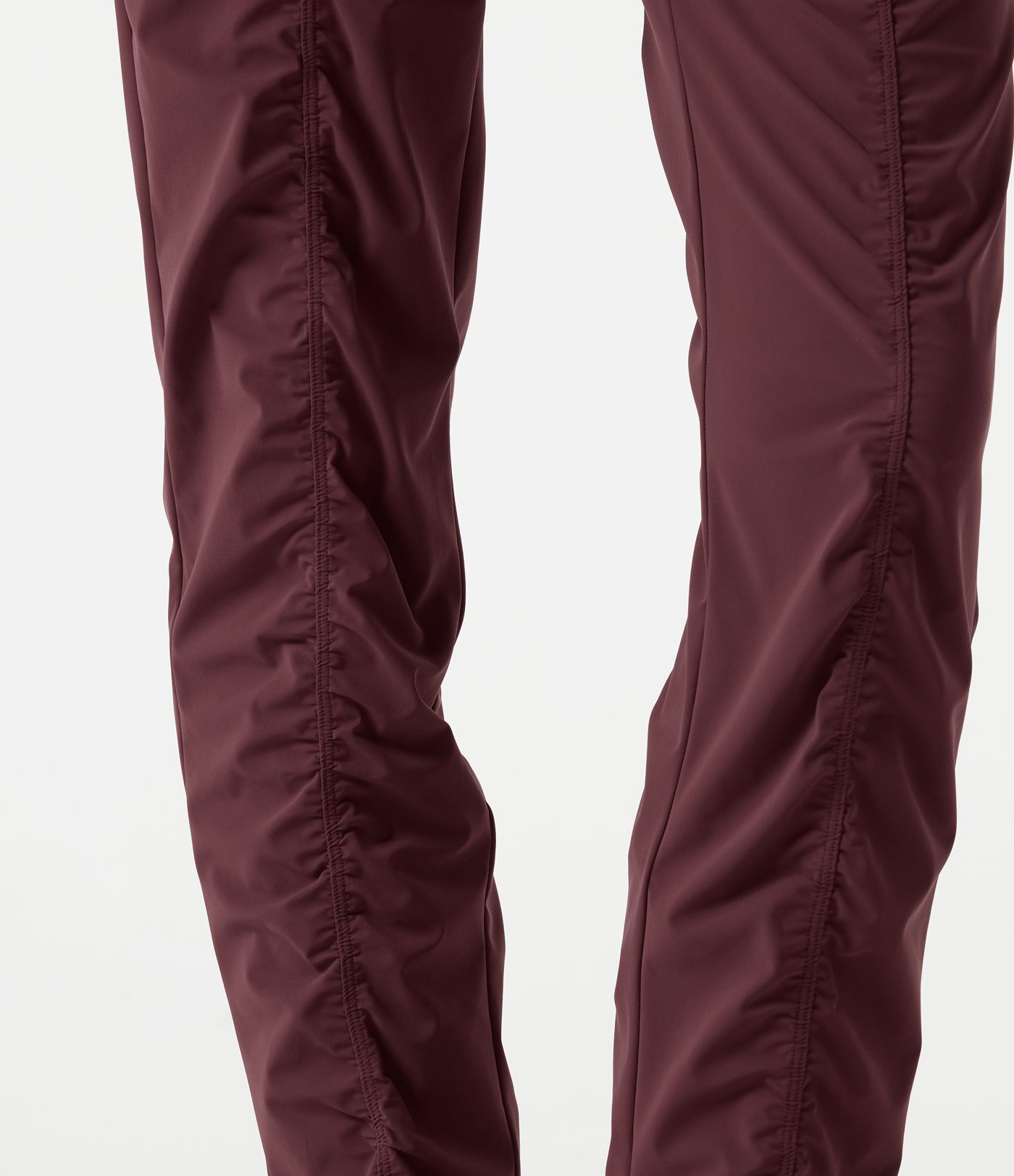 High-waisted Ruched Quick Dry Running Slim Pants with Pockets