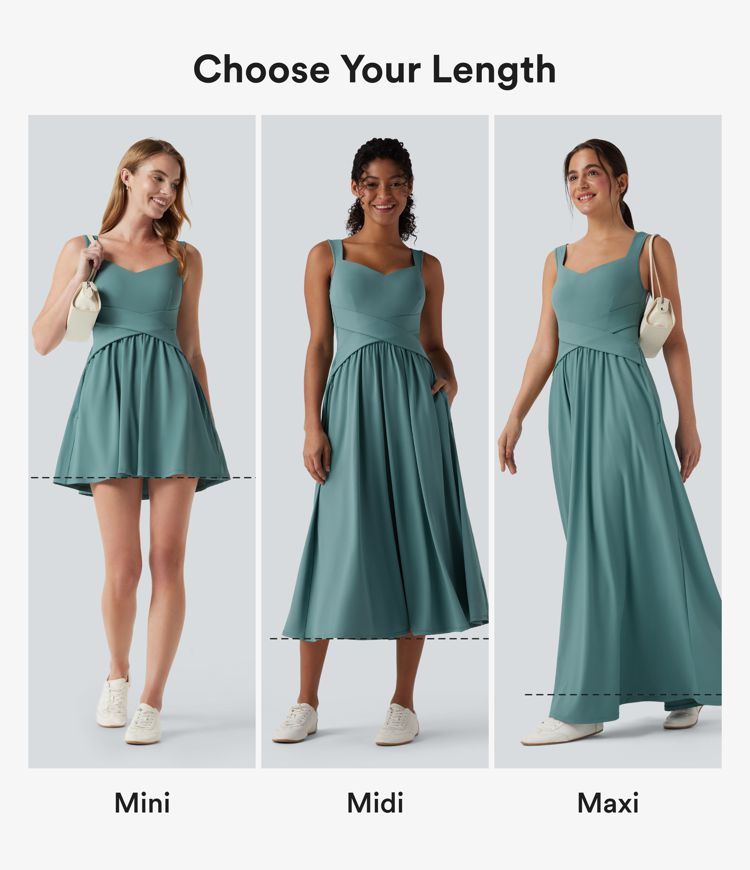 Lässiges, fließendes Maxikleid mit Seitentaschen Lässiges, fließendes Maxikleid mit Seitentaschen