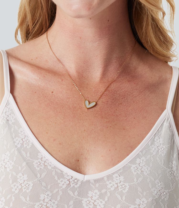 Fritillaria Heart Necklace