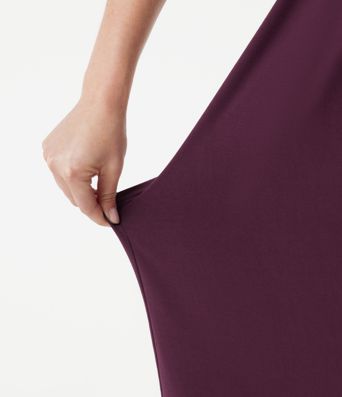 Halter Tie Back Midi Dress with Pockets Halter Tie Back Midi Dress with Pockets