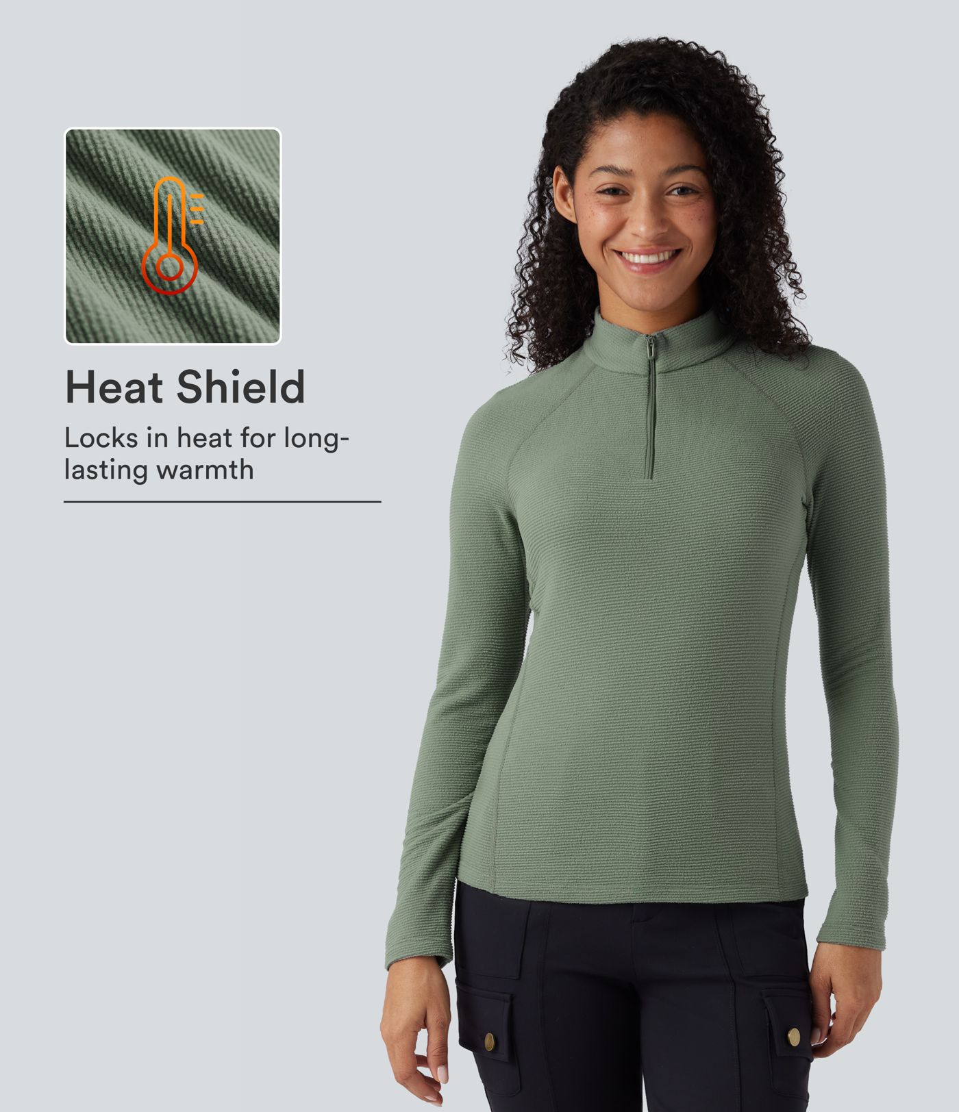 Packable Half Zip Long Sleeve Fleece Casual Sports Top with Pocket Packable Half Zip Long Sleeve Fleece Casual Sports Top with Pocket