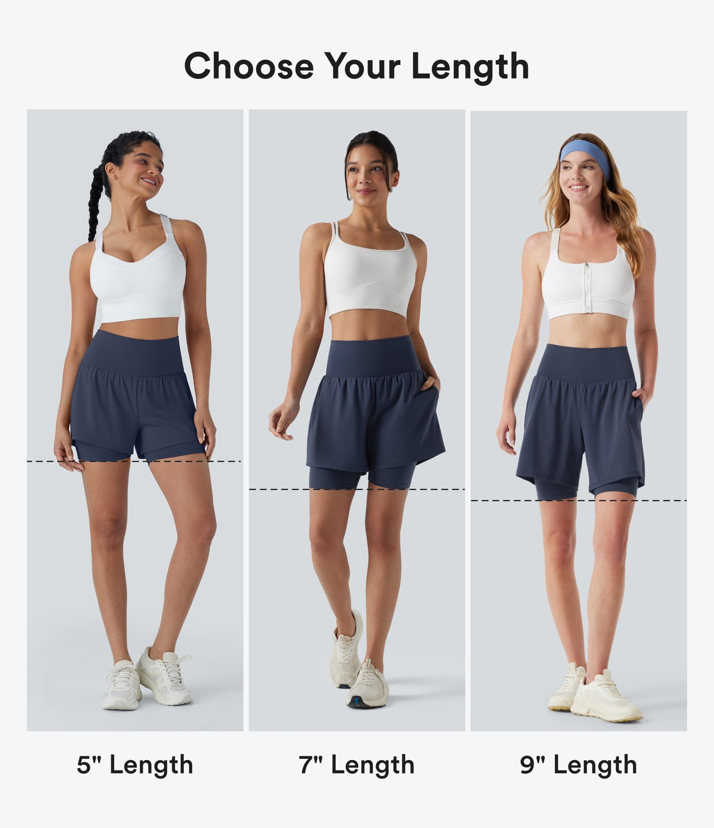 SoftlyZero™ Airy Super High Waisted 2-in-1 Cool Touch Yoga Shorts 7'' with Pockets