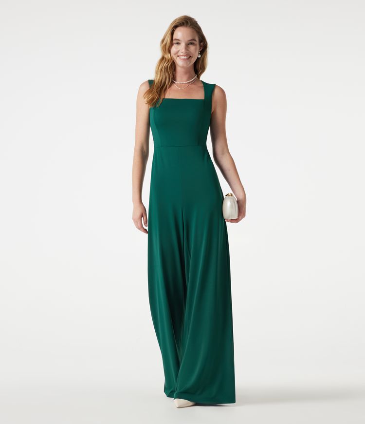 Ärmelloser Jumpsuit mit quadratischem Ausschnitt und integriertem BH – Easy Peezy-Edition