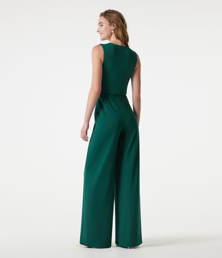 Ärmelloser Jumpsuit mit quadratischem Ausschnitt und integriertem BH – Easy Peezy-Edition