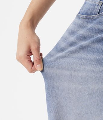 Halara Flex™ Asymmetric Low Rise Baggy Washed Casual Jeans with Pockets Halara Flex™ Asymmetric Low Rise Baggy Washed Casual Jeans with Pockets