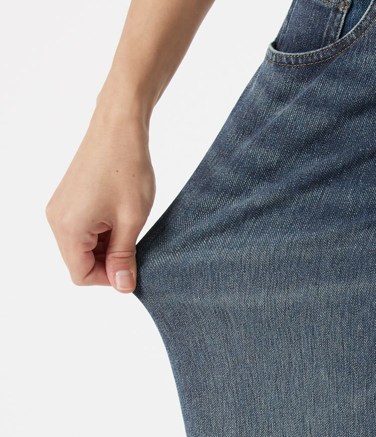 Halara Flex™ Asymmetric Low Rise Baggy Washed Casual Jeans with Pockets