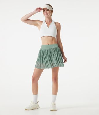 Mid Rise Leopard Mesh Mini 2-in-1 Workout Flowy Skirt with Pocket Mid Rise Leopard Mesh Mini 2-in-1 Workout Flowy Skirt with Pocket