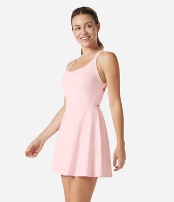 SoftlyZero™ Airy Backless Twisted Cool Touch Dance Active Dress-Easy Peezy Edition