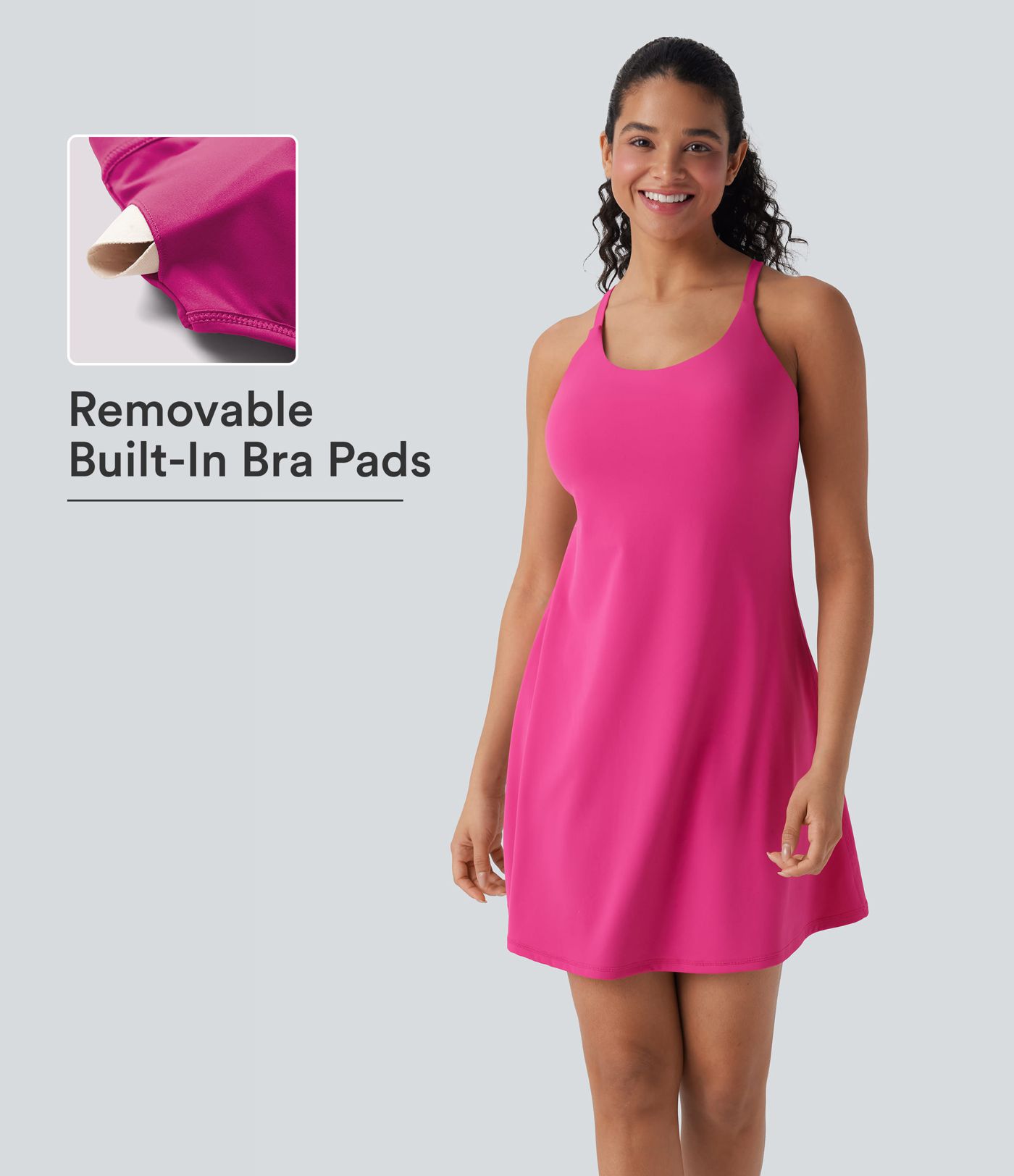 SoftlyZero™ Plush Active Dress-Longer Length-Easy Peezy Edition DD-F Cups