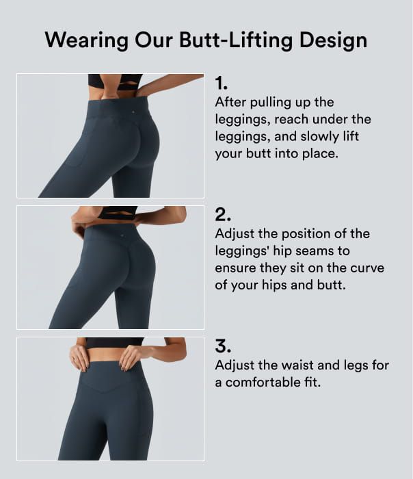 Halara UltraSculpt™ High Waisted Scrunch Butt Lifting Tummy Control Pocket Shaping Training Leggings