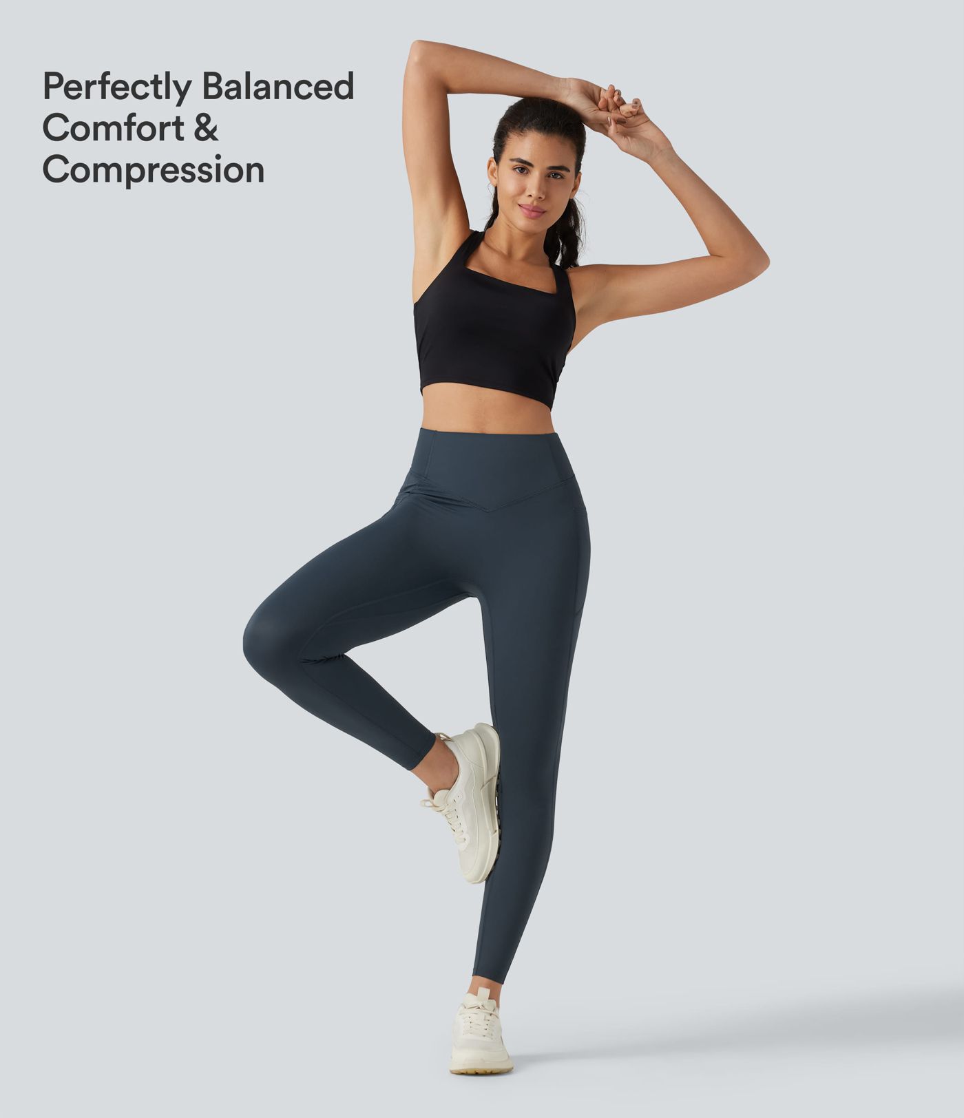 Halara UltraSculpt™ High Waisted Scrunch Butt Lifting Tummy Control Pocket Shaping Training Leggings