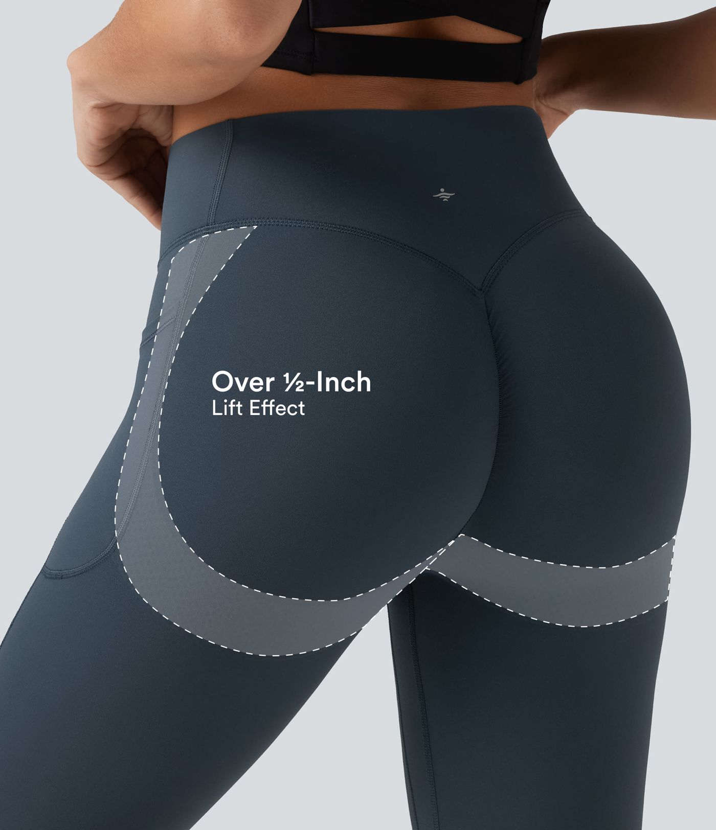 Halara UltraSculpt™ High Waisted Scrunch Butt Lifting Tummy Control Pocket Shaping Training Leggings