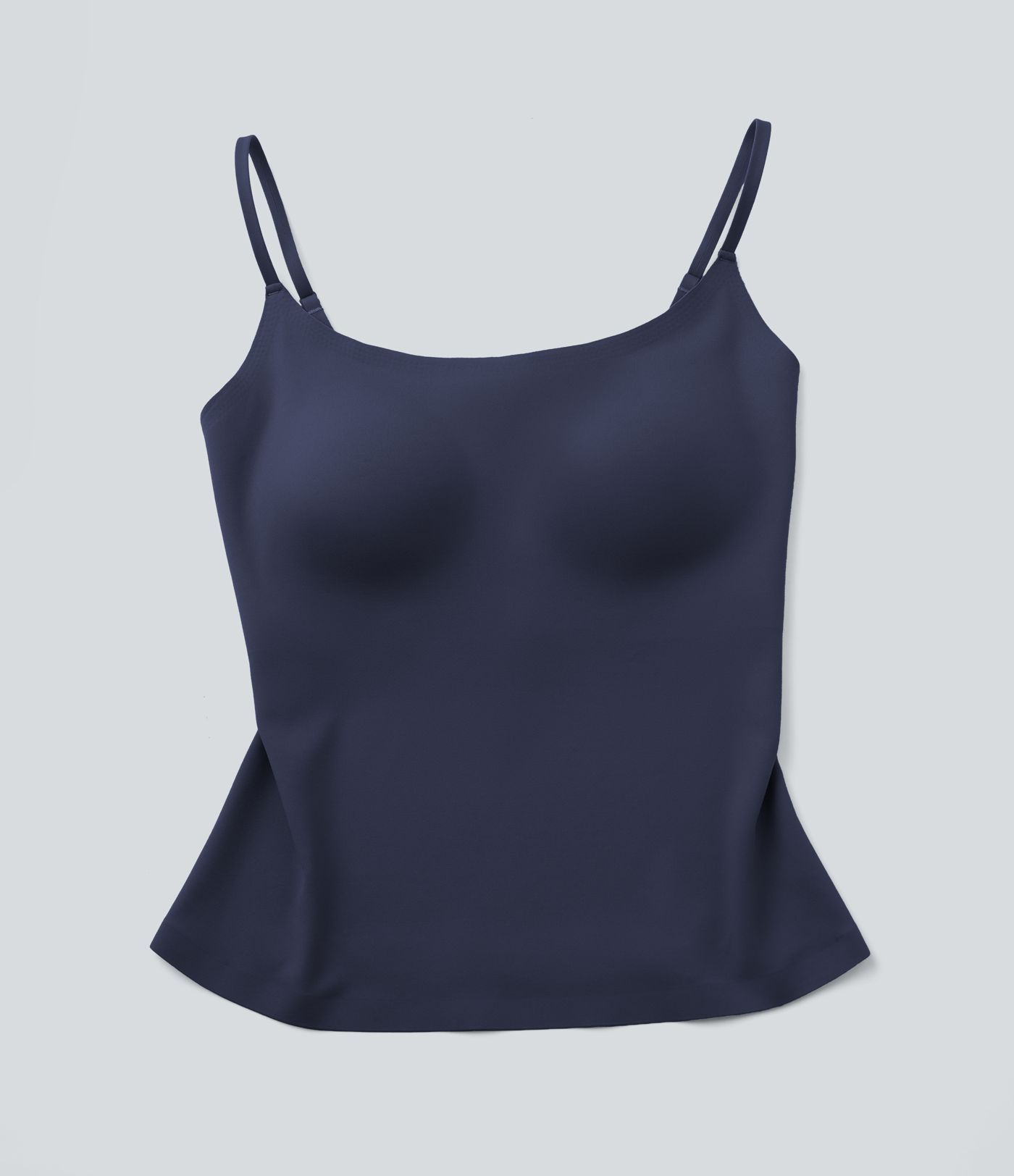 Scoop Neck Built-in Bra Casual Tank Top B-E Cups Scoop Neck Built-in Bra Casual Tank Top B-E Cups