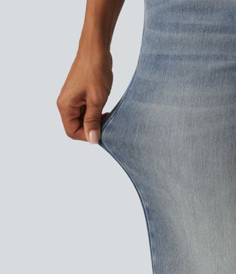 Halara Flex™ Low Rise Flare Casual Jeans with Pockets