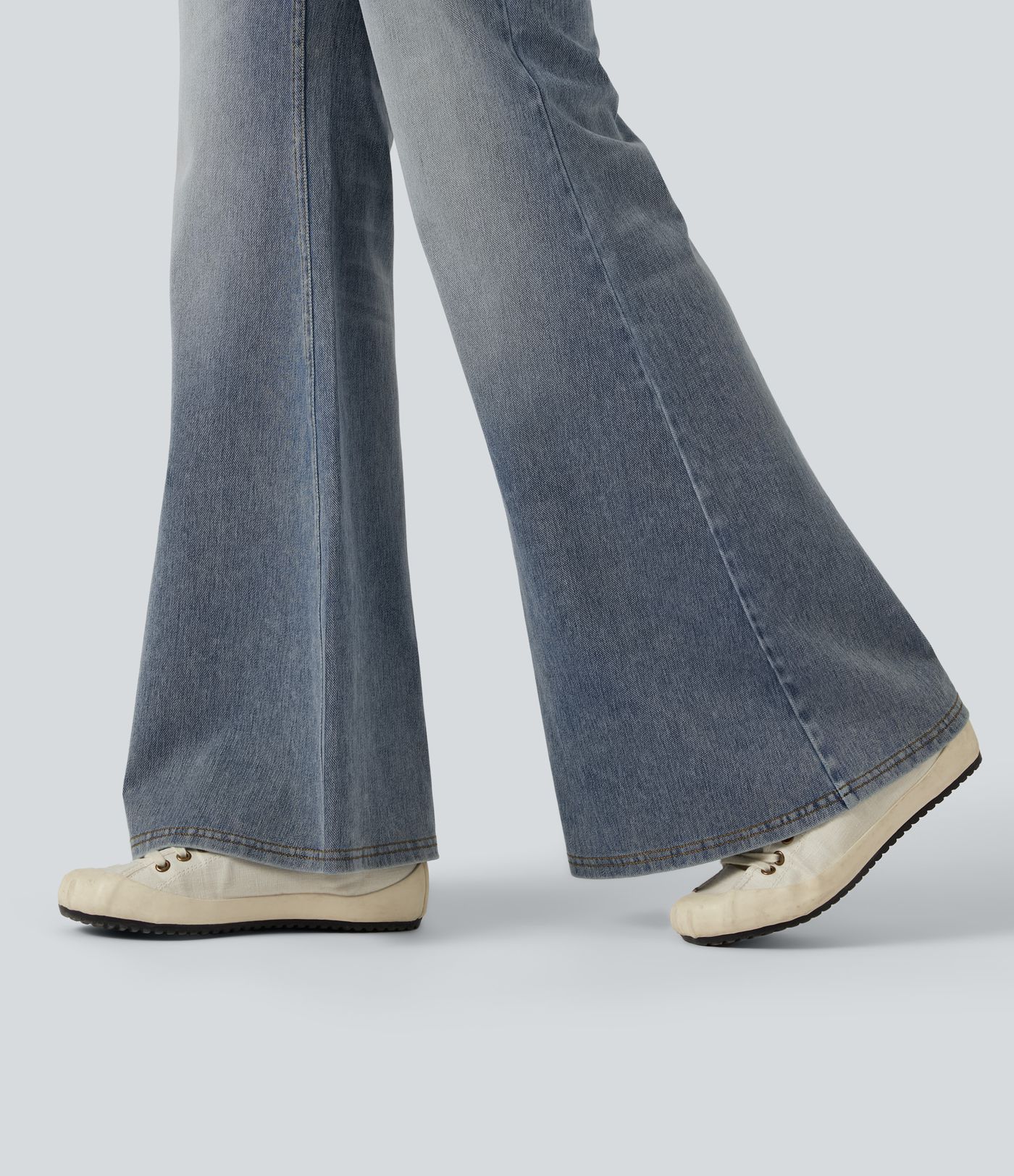Halara Flex™ Low Rise Flare Casual Jeans with Pockets