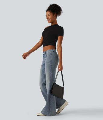 Halara Flex™ Low Rise Flare Casual Jeans with Pockets
