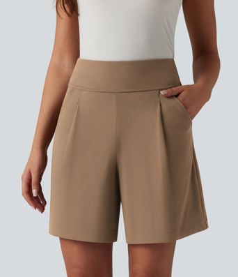 DayStretch Bermuda ample taille haute 7'' de travail avec poches
