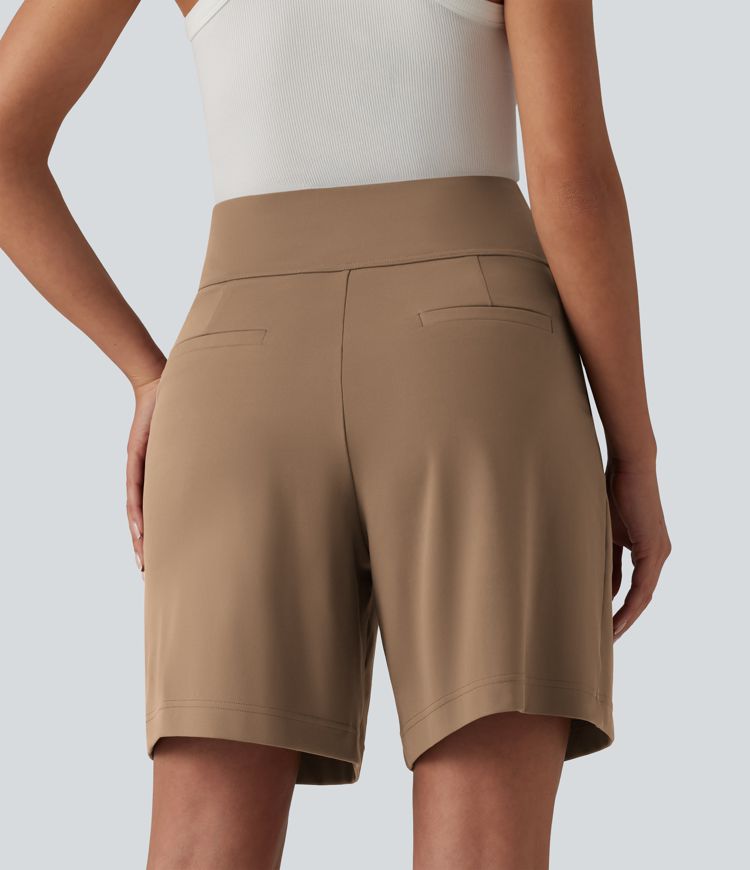 DayStretch Bermuda ample taille haute 7'' de travail avec poches